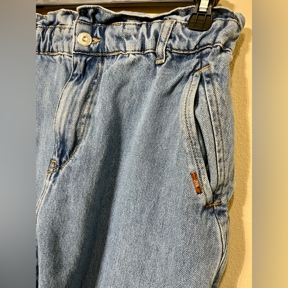 ZARA Paperbag High Waist Jeans - Picture 7 of 11